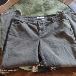 Chico's Size 4 Platinum Denim Jeans Size 20